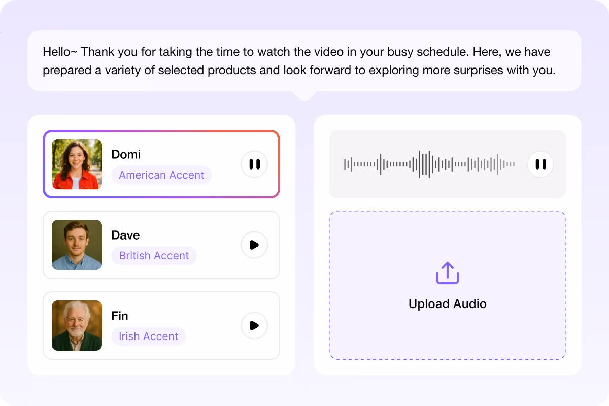 feature-2-Versatile AI Lip Sync Video Creation Modes
